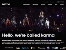 Tablet Screenshot of karma.co.uk